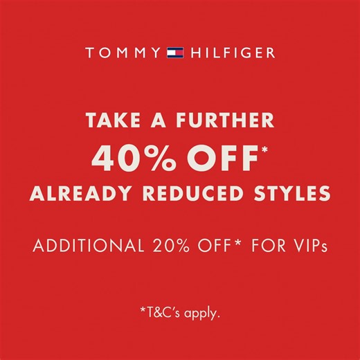 Take a further 40% off hundreds of styles | Tommy Hilfiger