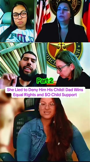 P2. She Lied to Deny Him His Child! Dad Wins Equal Rights and $O Child Support credit goes to YouTube/@courtwatchers Original video. #courttiktok #childsupportcourt #childcustody #custodybattle #familycourt #courtroomdrama #courtcase