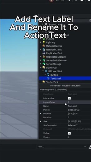 How To Make Custom Proximity Prompt In Roblox Studio #roblox #tutorial #robloxshorts #robloxstudio