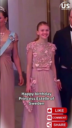 🌸 Princess Estelle of Sweden – A True Royal Beauty 👑✨