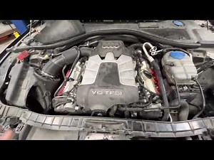 2013 AUDI 3.0T TFSI WATER PUMP REPLACEMENT