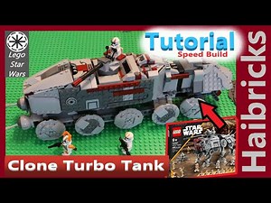 Tutorial: Clone Turbo Tank | Lego Star Wars AT-TE Walker (75337) Alternative Build