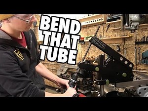 Bending a Titanium Tube for a Bike Frame | Tube Bender Demonstration