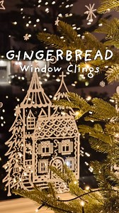 41K views · 167 reactions | The beach cottage may be mid-reno, but these gingerbread window clings are giving full holiday magic. ✨ Comment MAGICAL and I’ll send them your way! | Within the Grove | Facebook