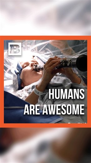 A woman with Parkinson’s disease played her clarinet mid-surgery at King’s College Hospital in London as surgeons implanted electrodes in her brain. The procedure, known as Deep Brain Stimulation, allowed doctors to see and hear the instant effects as her movement returned on the operating table. | Breitbart