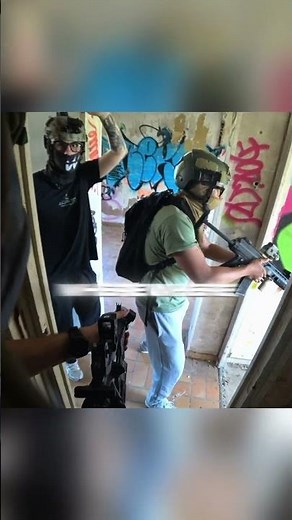 The moment the enemy realized they were trapped 😱 #airsoft #gameplay #usa