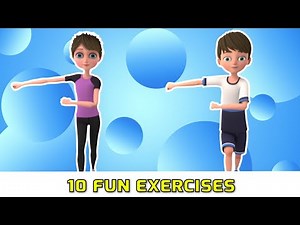 10 Fun Daily Exercise For Kids To Do At Home | Kids Exercise