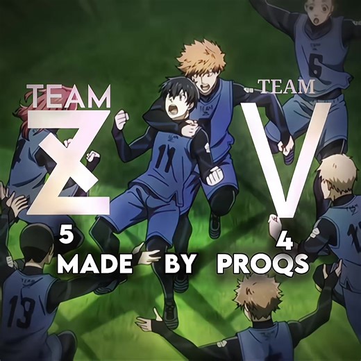 Team Z vs Team V: Epic Blue Lock Match Highlights