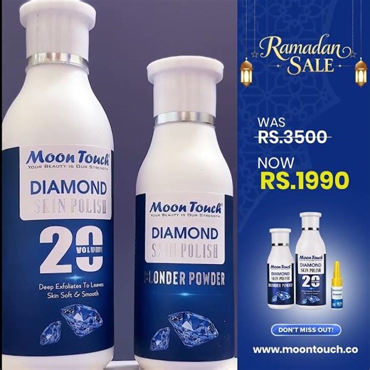Add a touch of luxury to your skincare routine with Diamond Skin Polisher by Moon Touch! 💎