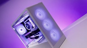 NZXT H5 Flow RGB 2024 - Compact ATX Mid-Tower PC Gaming Case - High Airflow - F360 RGB Core (CV) Included - 360mm Front & 240mm Top Radiator Support - Cable Management - Tempered Glass - Black