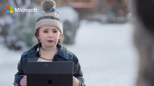 Lucy has a few more questions, maybe the reindeer have some answers. | Microsoft Surface
