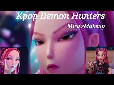 Maquillaje de Mira de las guerreras del kpop #Kpopdemonhunters