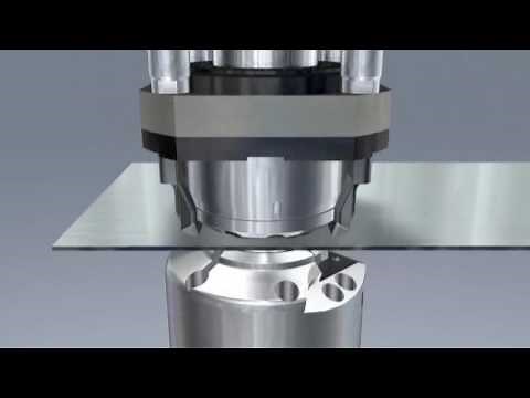 TRUMPF Stanz- und Stanz-Laser-Bearbeitung: Funktionsweise Werkzeugrotation