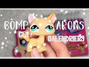 Comparaison de 2 calendriers PETSHOP + ANNONCE