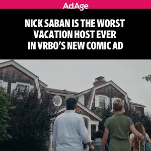 Anomaly's spot with college football legend Nick Saban promotes Vrbo’s rentals without hosts. Read about the campaign here: https://adage.com/creativity/work/nick-saban-worst-vacation-host-ever-vrbos-new-comic-ad/2577681 | Ad Age