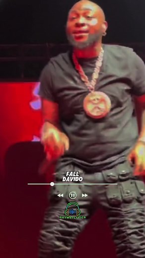 Fall by Davido (Lyrics Video) | Live Performance and Concert