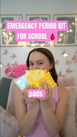 🎒Period Kit Essentials: What to Pack for Back-to-School! #periods #backtoschool #periodkit