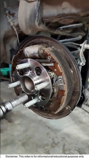 Rear Wheel Bearing Replacement 🔧 | Step-by-Step Hub Repair Guide #shortsfeed