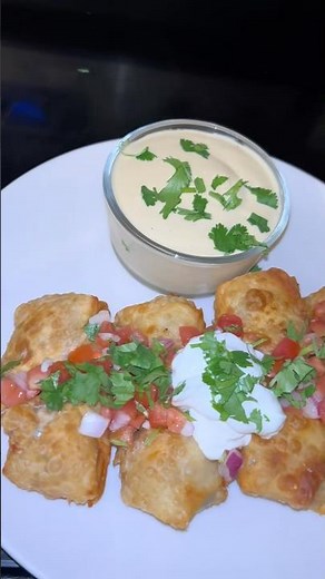 🔥 The BEST Homemade Southwest Egg Rolls You’ll Ever Make! #viral #love #chef #recipe #fyp