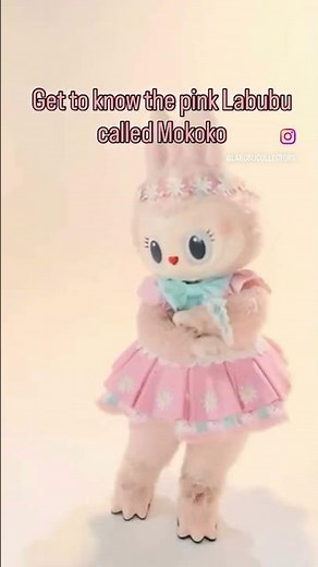 Get to know the pink Labubu called Mokoko ❤️
