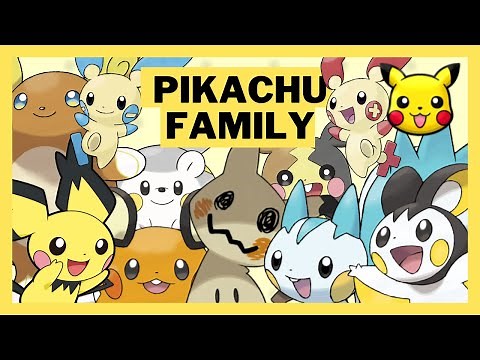 Pikachu Family (Electric Mouse)