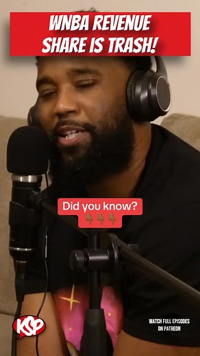 WNBA pay disparity what’s really behind it? We break down WNBA salaries (cap, max/min), revenue sharing, and the new CBA push—plus why charter flights and media rights growth matter for player pay. Are you team “raise the cap now” or “tie pay to revenue share”? All episodes of KSP are now available on all podcast platforms #WNBA #WNBAPay #WNBASalaries #SportsBusiness #PodcastClip | KSP