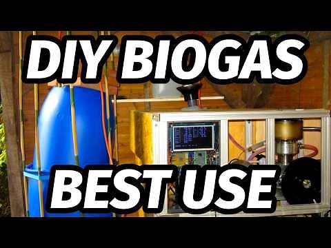 Most cheap energy with self made biogas [ DIY Stirling micro CHP ]