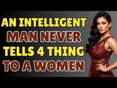 An Intelligent Man Never Tells 4 secrets To A woman | Female Psychology | Stoicism