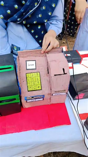 417K views · 11K reactions | Our young innovators showcase a mini ATM machine — turning ideas into real-world technology! 烙 #ScienceAndArtExhibition #FutureEngineers” | The Educators Sialkot Campus, Hassanwal Head Marala Road Sialkot | Facebook
