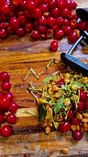 Who knew maraschino cherries were so easy to make at home?! #tartcherry #cherries #farmtotable