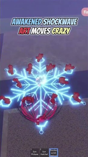 Awakened Shockwave Art is so OVERPOWERED | Slayer Tycoon Roblox #shorts #short #viral