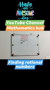 Finding rational numbers #rationalnumbers #maths #viralreelsシ #viralreels #viralreelsfb | Mathematics Hub