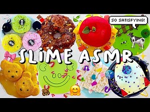 1 Hour Satisfying DIY Clay Slime Collection ASMR 🎀