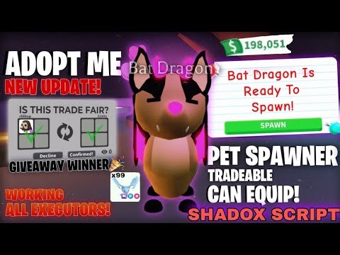 [🔥UPDATED] Adopt Me Pet Spawner Script 2025! Tradeable and Equippable | NOT VISUAL SCRIPT!