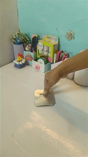 diy silver play button#craft#DIY#short