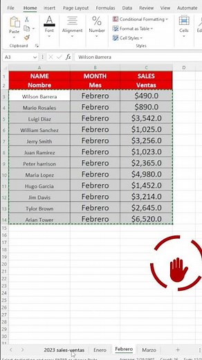 Como unir varias hojas en excel en una sola #shorts #excel #tutorial #exceltips #exceltricks