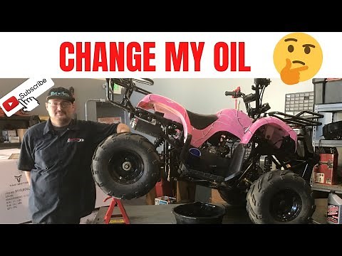 How To Change Oil On A Chinese ATV Using A 17 mm