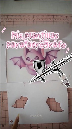 How I make my airbrush stencils #airbrush #stencils #tutorial