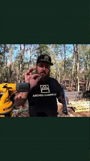 Arch Tip - How to use a transit to level your piers #cabinbuild #cabinplans #tinyhouse