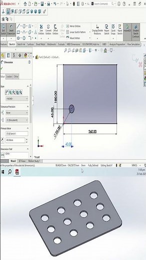 SolidWorks Tutorial: Practice Problem 3.7 #solidworks #CAD #cadsoftwaretutorial #solidworkstutorials