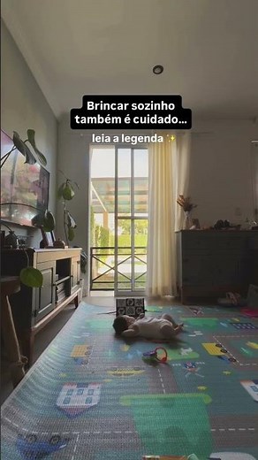 🌟 Por que deixar seu bebê brincar sozinho é um alívio pra vocês