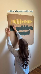 Lettering a banner #bannerartist #bannerpainting #paintwithme #lettering | Poppies and Paint