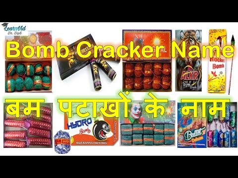 Top 10 Diwali Bomb Crackers Names in English & Hindi || LearnVid Dr. Dipti