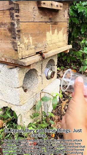 Beehive Guardian vs. Giant Hornet: Trapped! 🐝⚔️🐝