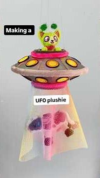 Making a UFO plushie #alien #plush