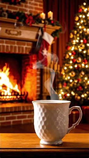 Cozy Winter Jazz Café 🎷 Snowfall Ambience