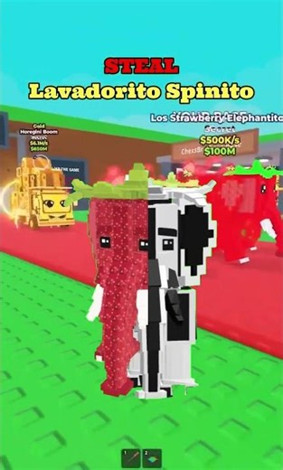 Fast brainrot steal speedrun without admin powers 😂 😂 #roblox #brainrot #stealabrainot