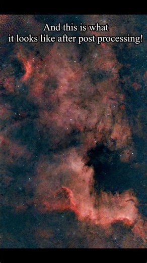 I captured the North America nebula with this smart telescope!#space #astrophotography #astro #wow