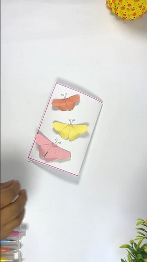 Easy Paper Butterfly Making at Home 🦋 | DIY Crafts for Kids” #artycraftykids