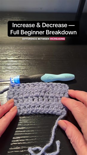 Beginner Guide to Increases and Decreases in Crochet